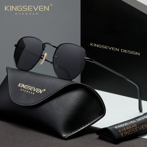 KINGSEVEN N7116 black polarized sunglasses