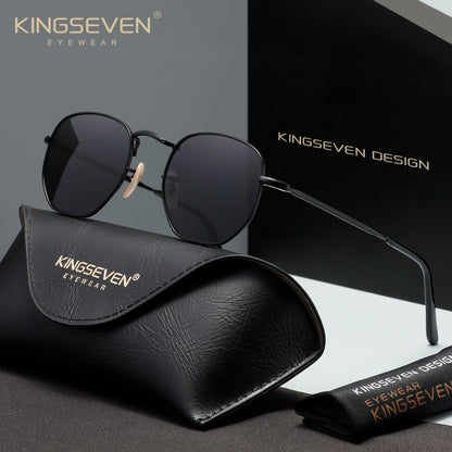 KINGSEVEN N7116 black polarized sunglasses