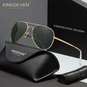 KINGSEVEN N7117 green polarized sunglasses for  women