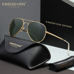 KINGSEVEN N7117 green polarized sunglasses for men