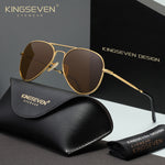 KINGSEVEN N7117 brown polarized sunglasses for men
