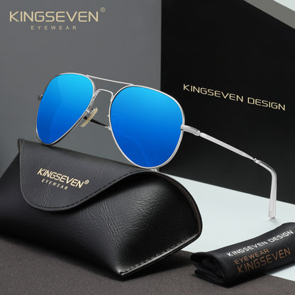 KINGSEVEN N7117 blue polarized sunglasses for men
