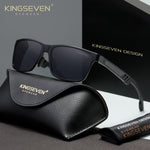 KINGSEVEN N7180 black-gray polarized sunglasses for men