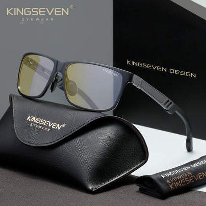 KINGSEVEN N7180 gun 65% blue light blocking sunglasses for men