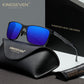 KINGSEVEN N7190 black-blue polarized sunglasses for men