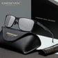 KINGSEVEN N7190 black-white polarized sunglasses for men