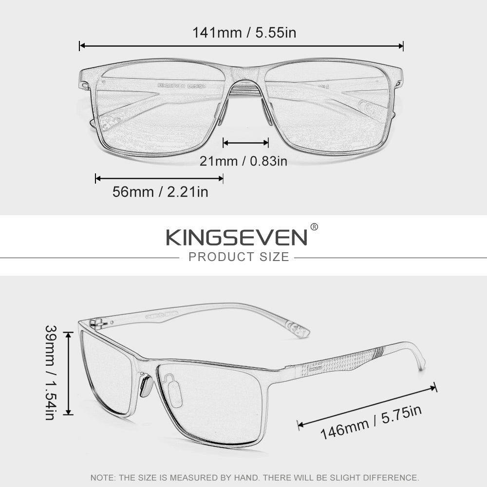 KINGSEVEN N7190 sunglasses size