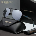 KINGSEVEN N7228 white polarized sunglasses for men