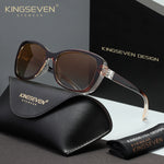 KINGSEVEN N7260 brown polarized sunglasses for women
