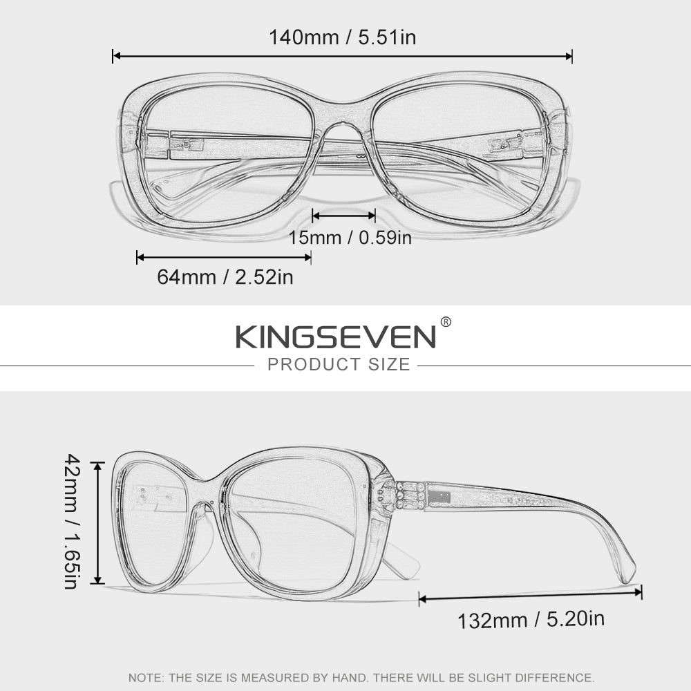 KINGSEVEN N7260 sunglasses size