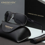 KINGSEVEN N7309 gun-gray polarized sunglasses for men