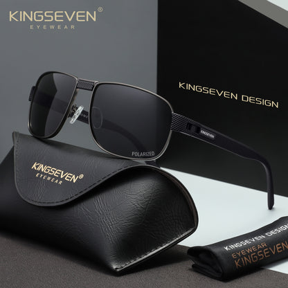 KINGSEVEN N7309 gun-gray polarized sunglasses for men