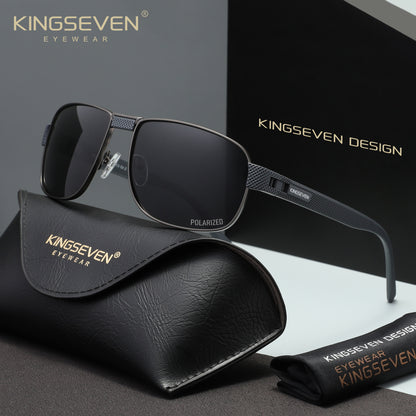 KINGSEVEN N7309 gun-gray-gray polarized sunglasses for men