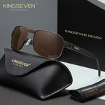 KINGSEVEN N7309 brown polarized sunglasses for men