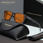 KINGSEVEN N7356 shiny-gray blue light sunglasses