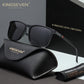 KINGSEVEN N7365 shiny black gray polarized sunglasses