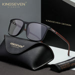 KINGSEVEN N7365 matte-black blue light sunglasses