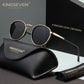 KINGSEVEN N7375 gold-gray polarized sunglasses for men