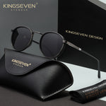 KINGSEVEN N7375 gun-gray polarized sunglasses for men