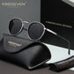 KINGSEVEN N7375 silver-gray polarized sunglasses for men