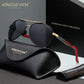 KINGSEVEN N7720 gold-gray polarized sunglasses for men