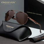 KINGSEVEN N7720 brown polarized sunglasses for men