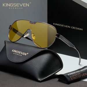 KINGSEVEN N7762 night-vision polarized sunglasses for men