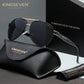 KINGSEVEN N7777 gold-gray polarized sunglasses for men