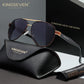 KINGSEVEN N7777 brown-gray polarized sunglasses for men