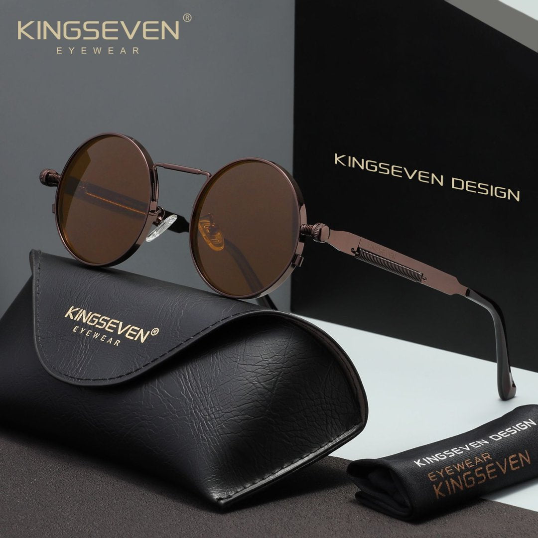 KINGSEVEN N7579 brown polorized sunglasses for men