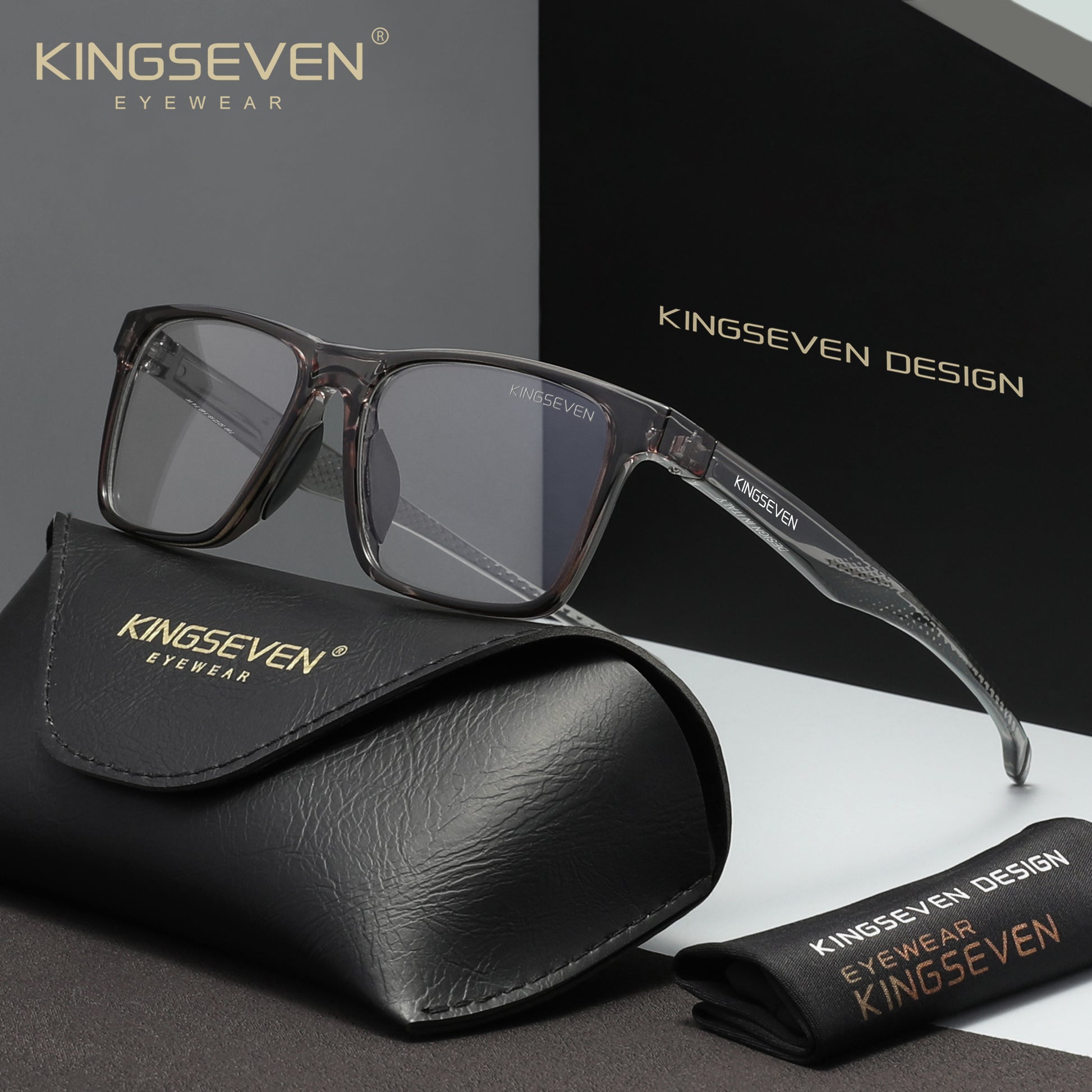 KINGSEVEN N780 gray-black blue light sunglasses
