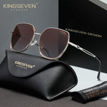 KINGSEVEN N7822 brown polarized sunglasses for women
