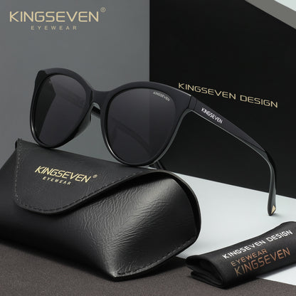 KINGSEVEN Women TR90 Polarized Sunglasses UV400 Protection N7825