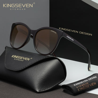 KINGSEVEN Women TR90 Polarized Sunglasses UV400 Protection N7825