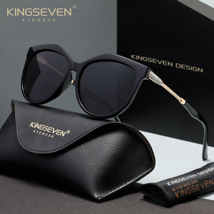 KINGSEVEN N7826 gray polarized sunglasses for women