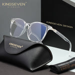 KINGSEVEN N7868 shiny-clear blue light sunglasses