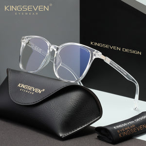 KINGSEVEN N7868 shiny-clear blue light sunglasses