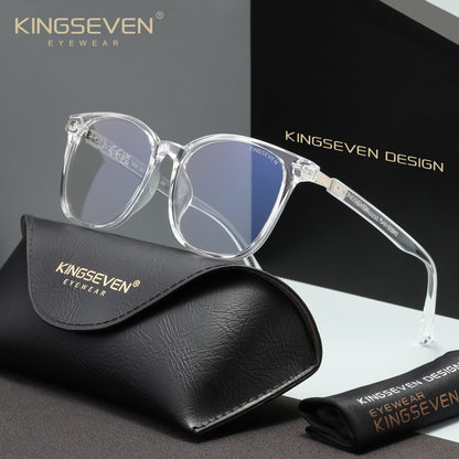 KINGSEVEN N7868 shiny-clear blue light sunglasses