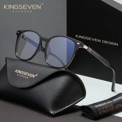 KINGSEVEN N7868 shiny-gray blue light sunglasses