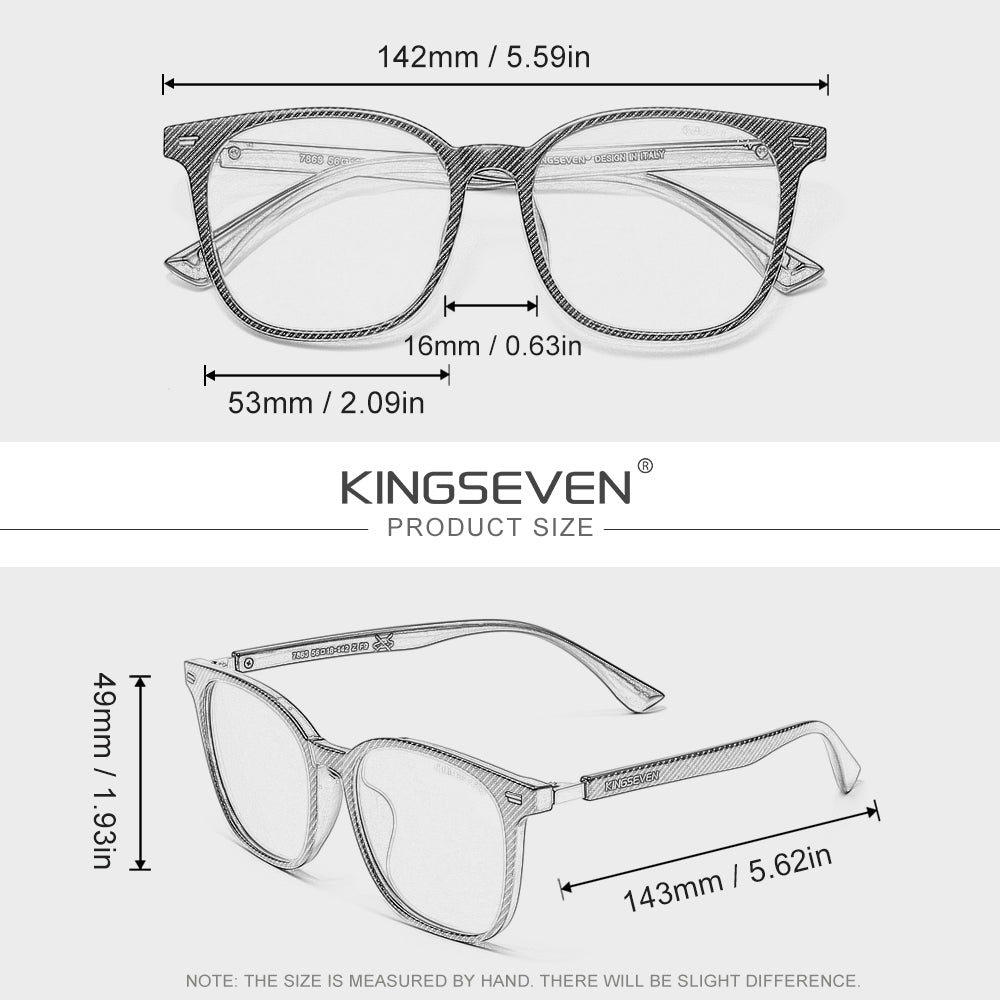 KINGSEVEN N7868 sunglasses size