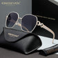 KINGSEVEN N7898 white-gray polarized sunglasses for women