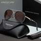 KINGSEVEN N7936 gold-brown polarized sunglasses for men
