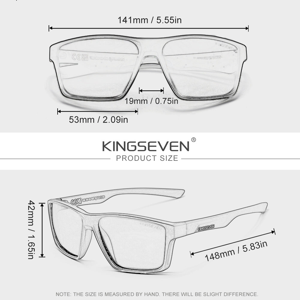 KINGSEVEN N799 sunglasses size