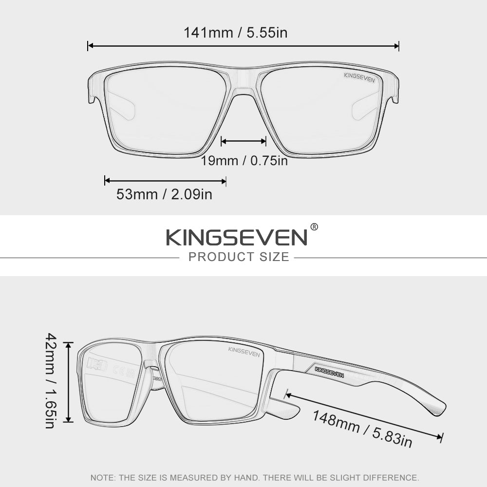 KINGSEVEN N799 sunglasses size