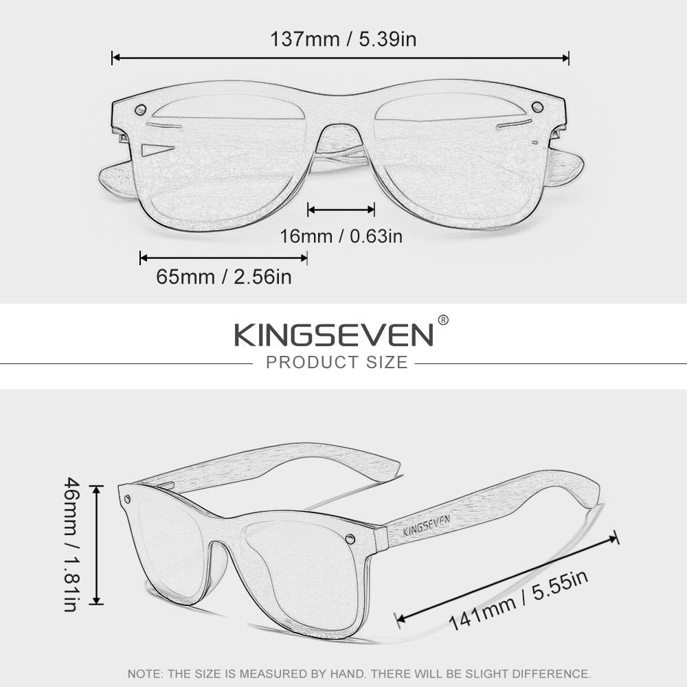 KINGSEVEN W5504 sunglosses size