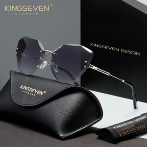 KINGSEVEN N801 gray sunglasses for women