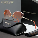 KINGSEVEN N801 orange sunglasses for women