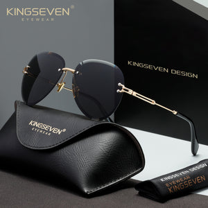 KINGSEVEN N802 gray sunglasses for women
