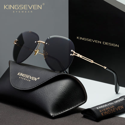 KINGSEVEN N802 gray sunglasses for women