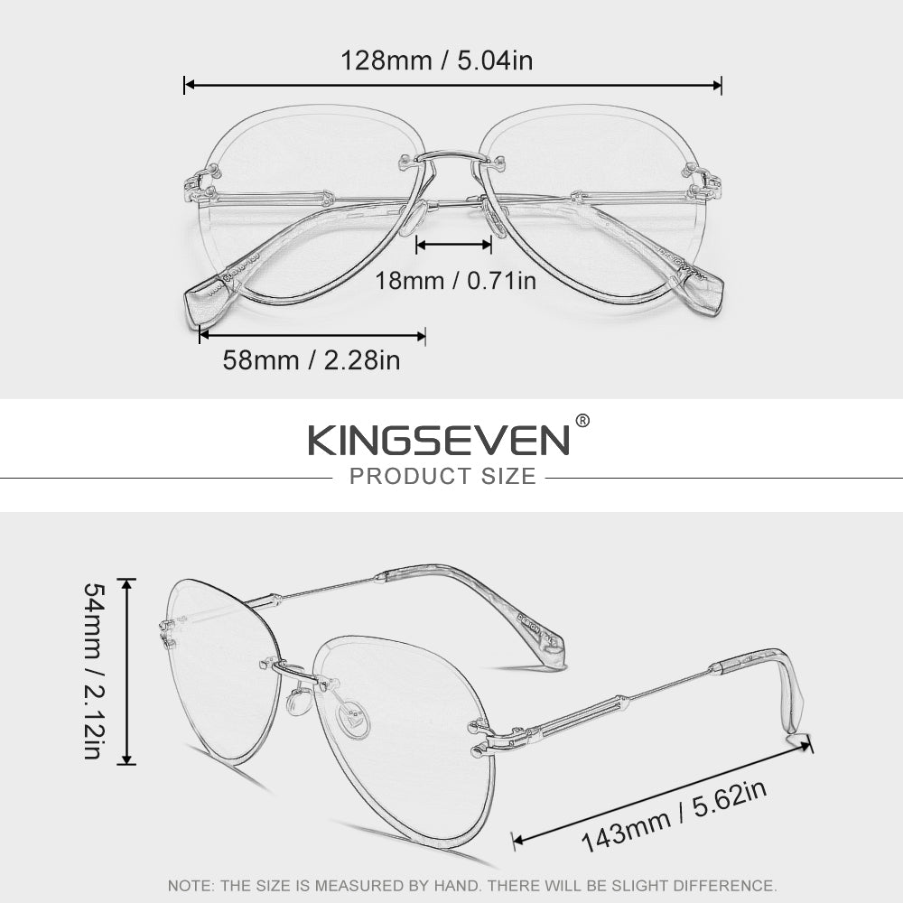 KINGSEVEN N802 sunglasses size